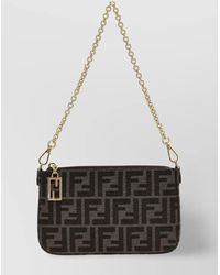 Fendi - Shoulder Bags With Chain Strap And-Tone Hardware - Lyst