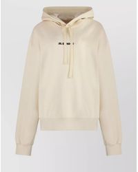 Jil Sander - Cotton Logo Hoodie - Lyst