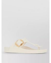 Birkenstock - Slide Sandals Flat Sole Large Buckle - Lyst