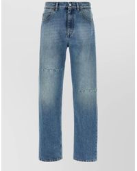 MM6 by Maison Margiela - Straight Leg Denim Jeans Five Pocket Design - Lyst