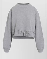 Dries Van Noten - Haserfiela Cropped Lounge Sweatshirt Long Sleeves - Lyst