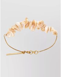 Dries Van Noten - Shell Beads Bracelet Brass Finish Design - Lyst
