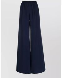 Gianluca Capannolo - Satin High Waist Floor Length Trousers - Lyst