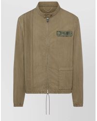 Maison Margiela - Printed Stand Collar Sports Jacket - Lyst