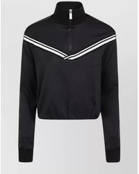 Off-White c/o Virgil Abloh - Ribbed Mock Turtleneck Stretch Nylon Bomber Jacket - Lyst