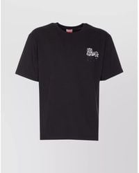 KENZO - Tiger Logo Crewneck T-Shirt With Graphic Print - Lyst