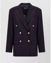 Polo Ralph Lauren - Double-Breasted Wool Blazer - Lyst