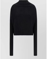 Rick Owens - Cashmere Crater Turtleneck Long-Sleeve Sweater - Lyst