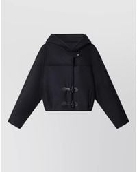 Isabel Marant - Wool Cashmere Hooded Oversized Single Breasted Coat - Lyst