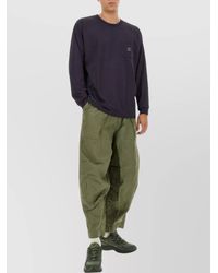 Needles - T-Shirt With Pocket And Long Sleeves - Lyst