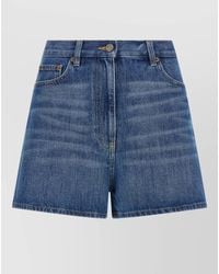 Valentino Garavani - Cotton Knee-Length Shorts - Lyst