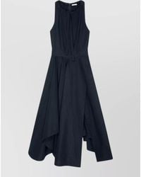 Givenchy - Cotton Poplin Bow-Detail Midi Dress - Lyst