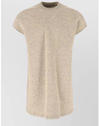 Rick Owens - Short Sleeve Crew Neck Regular Knit Top - Lyst