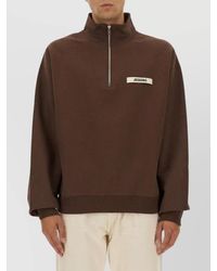 Jacquemus - Ribbed Cuffs And Hem Sweater - Lyst