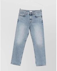 TOTEME - Denim Straight-Leg Trousers - Lyst