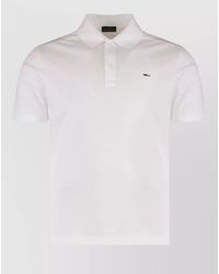 Paul & Shark - Logo Cotton Polo Shirt Short Sleeves - Lyst