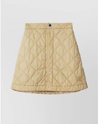 Burberry - Quilted Nylon Mini Skirt - Lyst