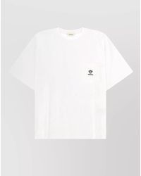 Versace - Logo T Shirt Short Sleeves Pocket - Lyst