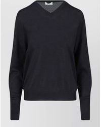 Ma'ry'ya - Knitwear V Neck Long Sleeve Sweater - Lyst