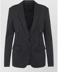 Tom Ford - Striped Wool Barathea Jacket - Lyst