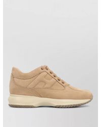 Hogan - Interactive Suede Low Top Ankle Sneakers - Lyst