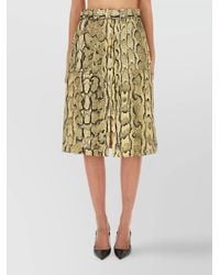 Dries Van Noten - Animal-Print Midi Pencil Skirt - Lyst