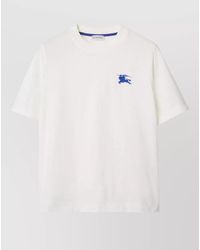 Burberry - Equestrian Knight-Detail Cotton T-Shirt - Lyst