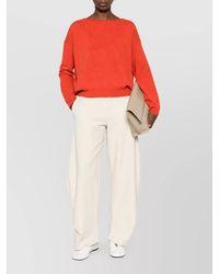 C.t. Plage - Cashmere Knitted Boat Neck Long Sleeve Sweater - Lyst