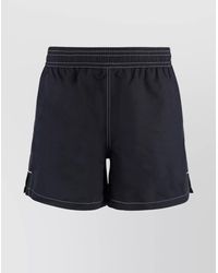 Ami Paris - Swim Shorts Nylon Contrast Stitching - Lyst