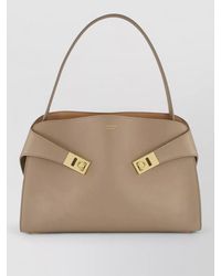 Ferragamo - The Hug Bag Medium Leather Tote Bag - Lyst
