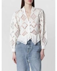 Isabel Marant - Jacket Geometric Pattern Lace Long Sleeves - Lyst