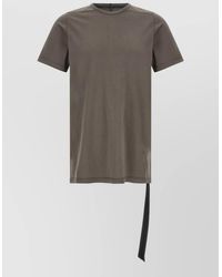 Rick Owens - Cotton Elongated Short-Sleeve T-Shirt - Lyst