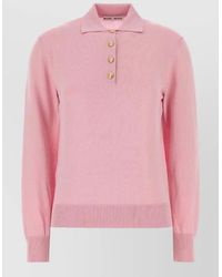 Blazé Milano - Silk Blend Knit Polo Shirt - Lyst
