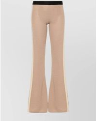 Palm Angels - Cotton Crochet-Knit Flared Trousers - Lyst