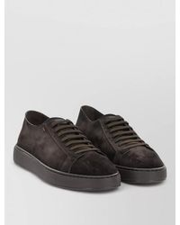 Santoni - Damps Lace Up Low Top Sneakers - Lyst