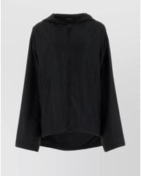 Balenciaga - Generous Fit Windbreaker With Hood And Zip Pockets - Lyst