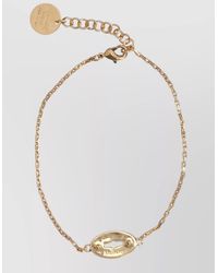 Mulberry - Adjustable Chain Link Bracelet Engraved Detail - Lyst
