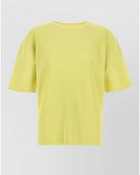 Homme Plissé Issey Miyake - May Knitwear Short Sleeves Round Neck - Lyst