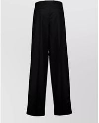 Givenchy - Cotton Trousers Belt Loops Back Pockets - Lyst