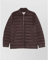 Herno - Lightweight Padded Collared Down Coat Casual - Lyst