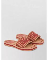 Chloé - Braided Rope Mules Flat Sole Open Toe - Lyst