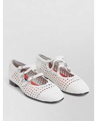 CAREL PARIS - Ariana S Woven Almond Toe Ballerinas - Lyst