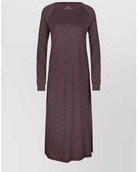 CALIDA - Nightdress Crew Neck Long Sleeves Midi - Lyst