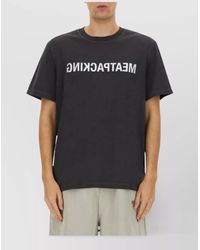 Helmut Lang - Graphic Print Crew Neck T-Shirt - Lyst