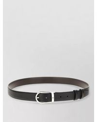 Montblanc - Leather Reversible Belt Adjustable Length Detail - Lyst