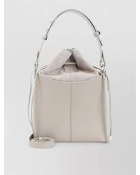 Giorgio Armani - Leather Bucket Shoulder Bag - Lyst