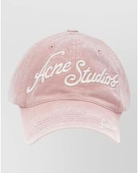 Acne Studios - Baseball Hats Adjustable Strap Curved Brim - Lyst
