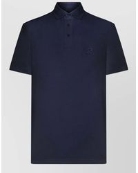 Giorgio Armani - Cotton Short-Sleeve Polo Shirt - Lyst