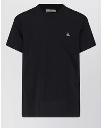 Vivienne Westwood - Crew Neck Cotton T Shirt Short Sleeves - Lyst