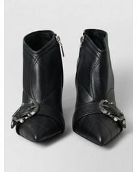 Dolce & Gabbana - Leather Quilted Buckled Boots - Lyst